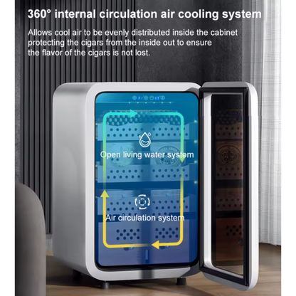 Nighthawk EmberGuard Smart Cigar Humidor Cabinet